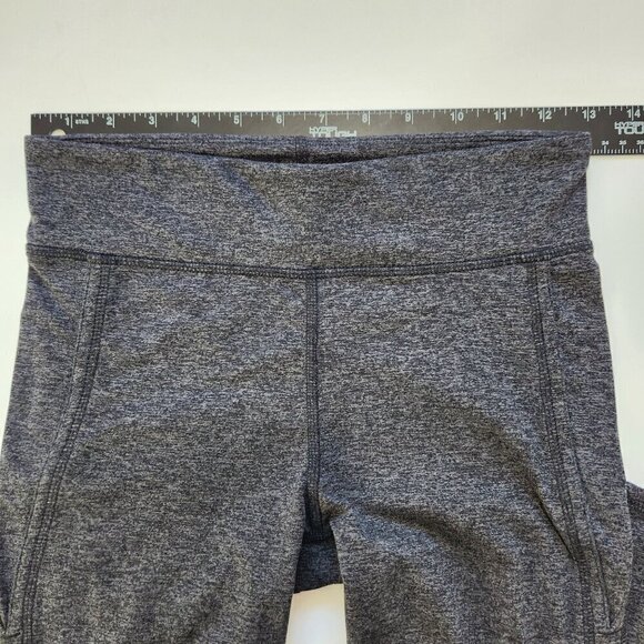 Free People Movement Infinity Cut Out Crop Legging Womens S Gray Soft Stretch - Picture 7 of 12